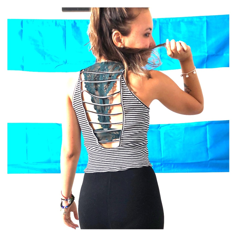 Open Back Tank Top MEDIUM